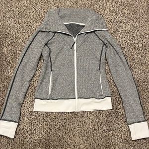grey Lululemon zip up with collar